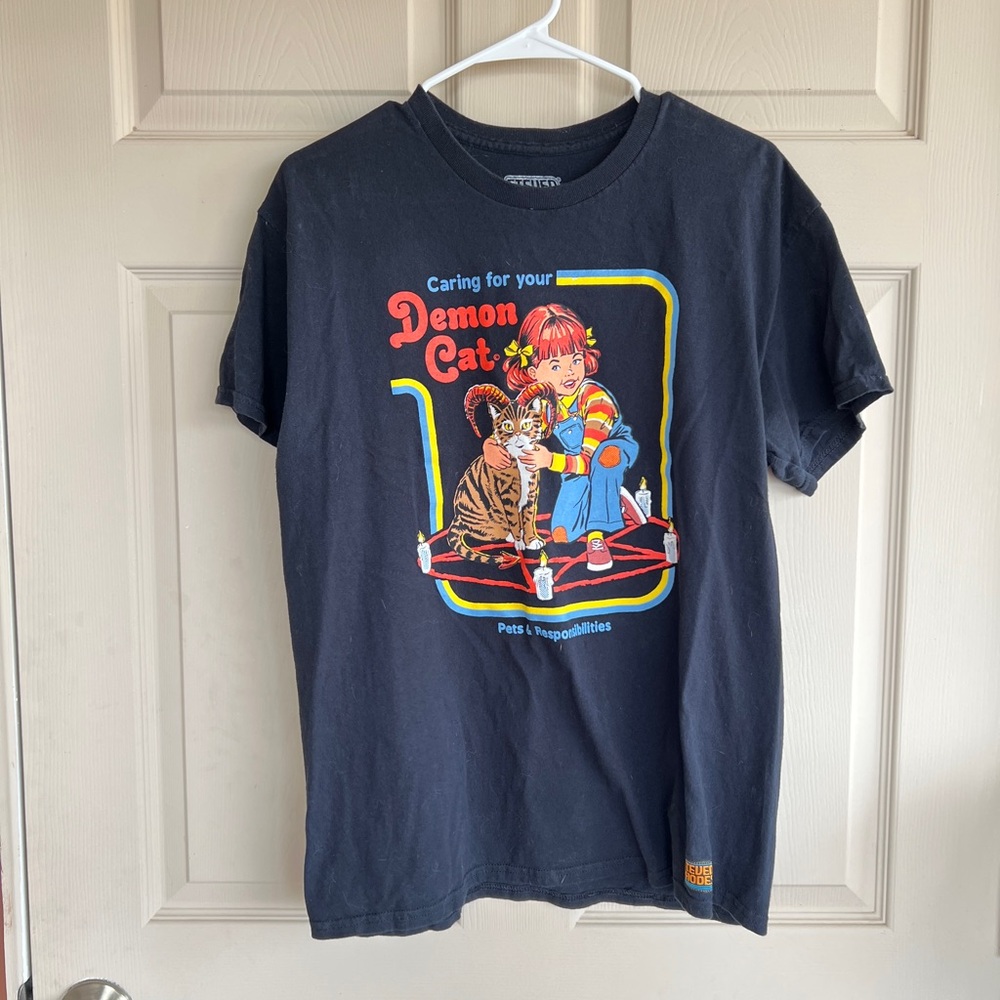 Caring for Your Demon Cat Graphic Tee